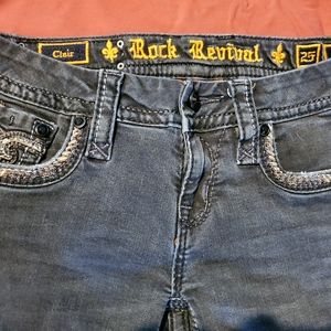 Rock Revival Clair Skinny Sz 25